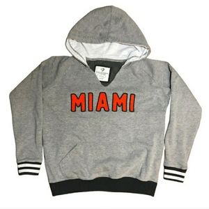 COLOSSEUM University of Miami Hurricanes Hoodie Size Medium.EUC!